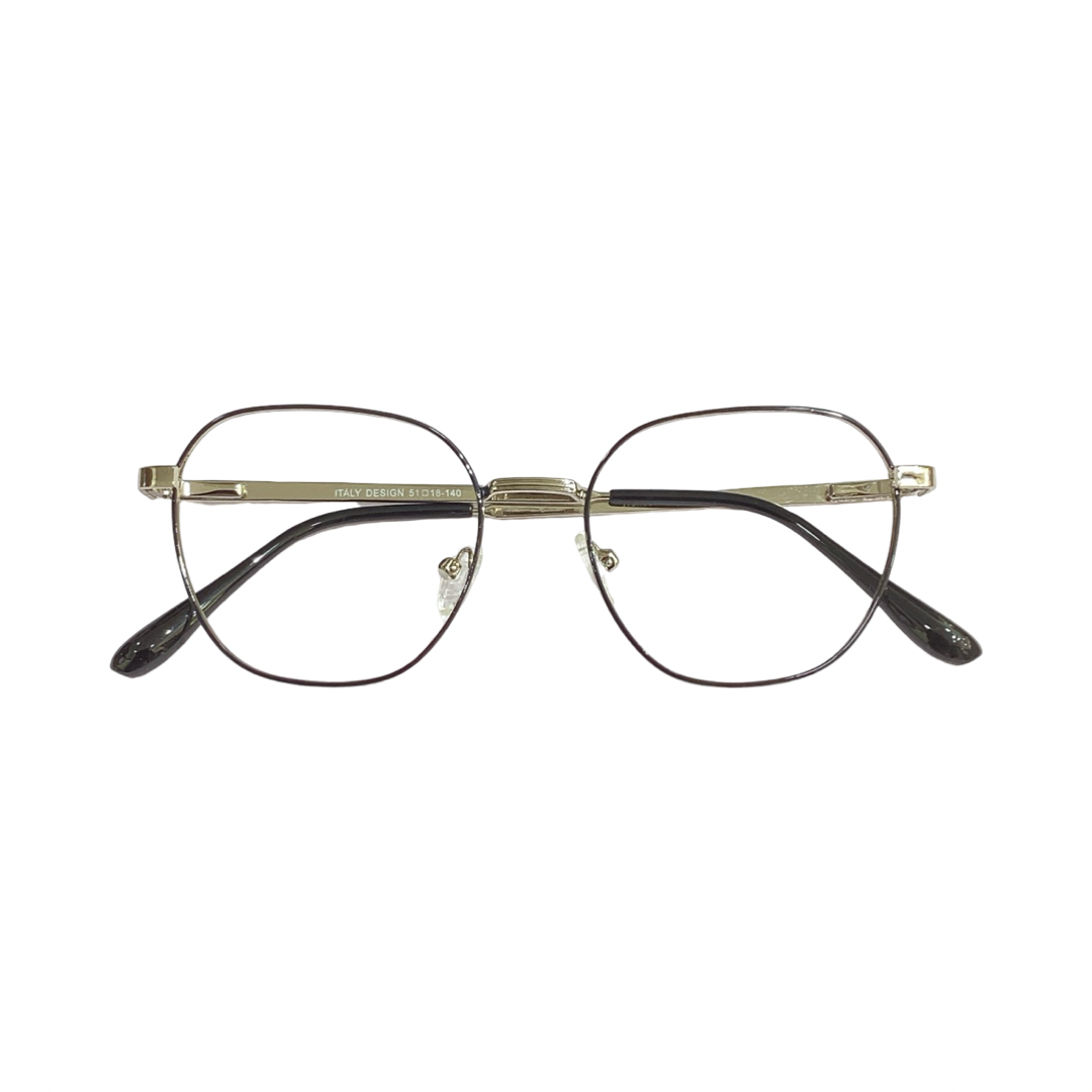 Wonder Wf5119 Metal Silver Black Hexagon Full Frame 51