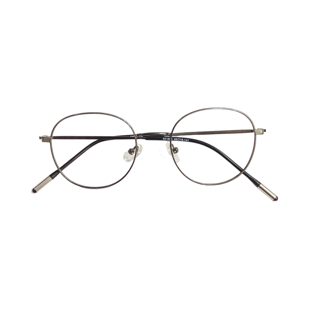 Eyeu  551606 Metal Gray Round Full Frame 49