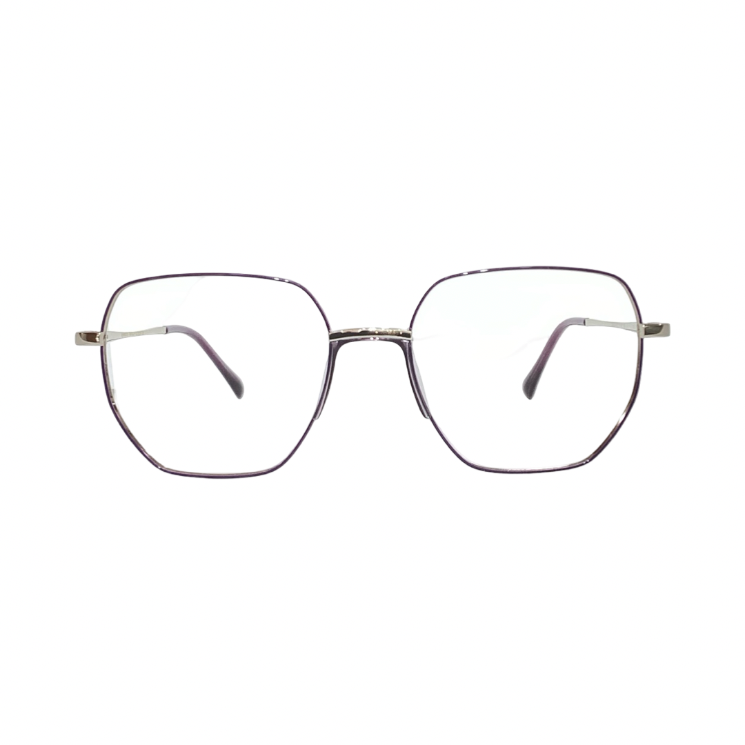 Wolfeyes 5002 Metal Brown Square Rimless 53