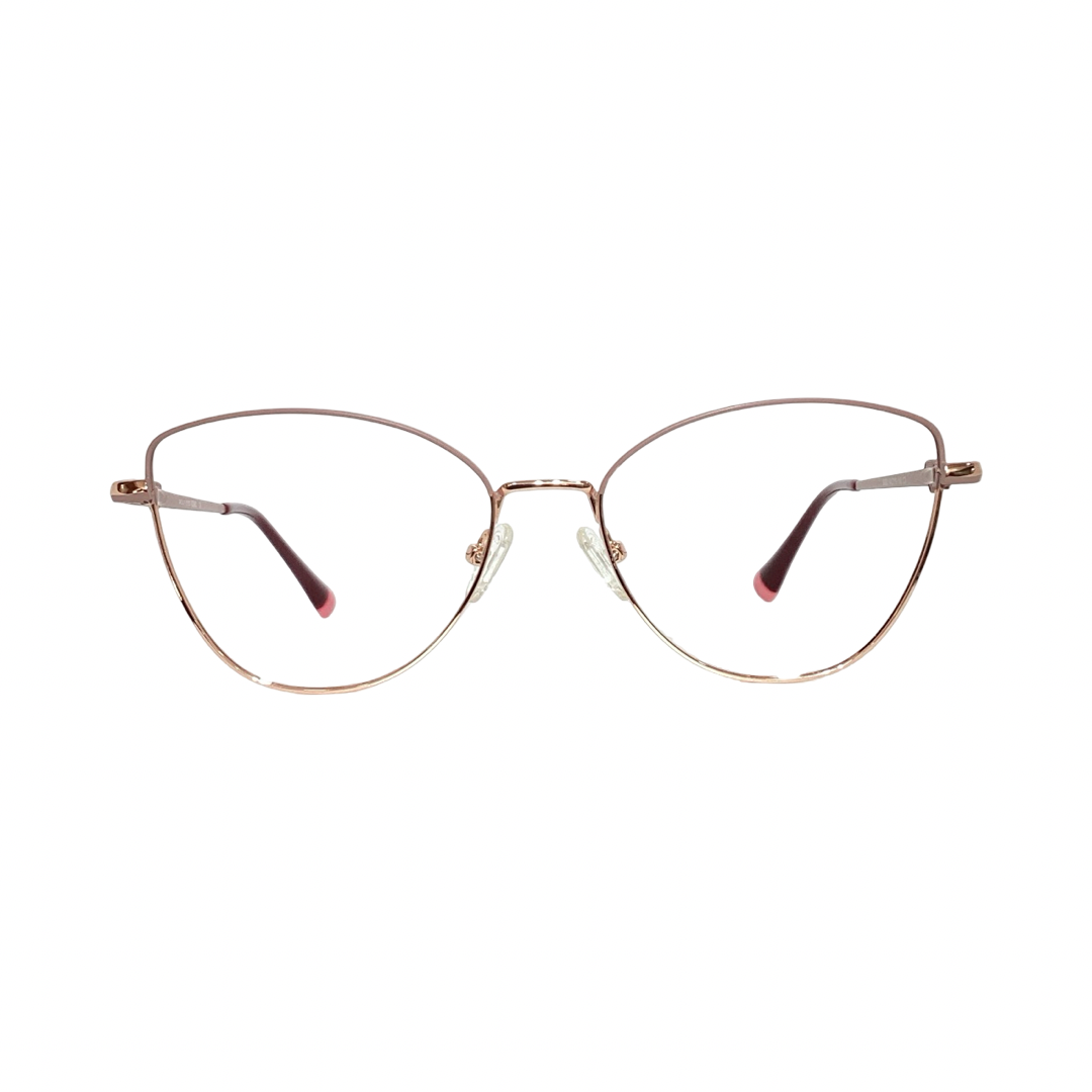 Wolfeyes 5083 Metal Pink Gold Cat Eyes Full Frame 54