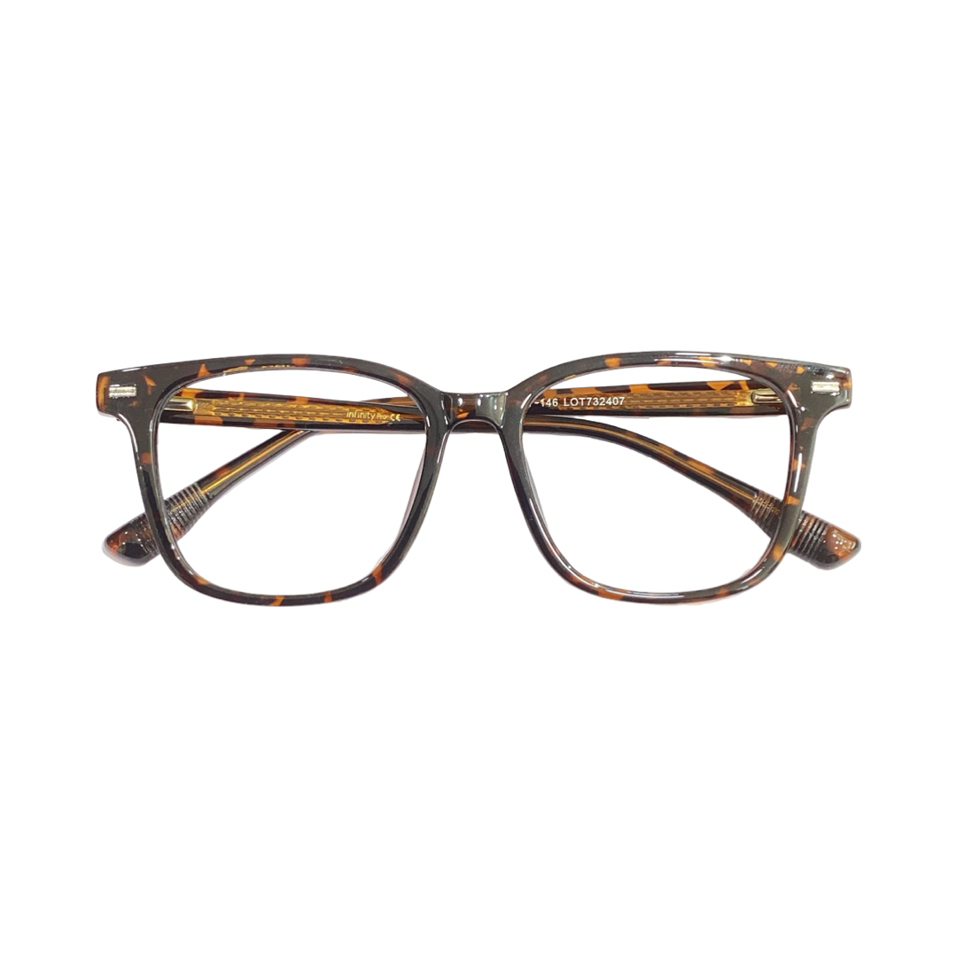 Infinity Pro 36203 Tr Flexi Leopard Brown Wayfarer Full Frame 52
