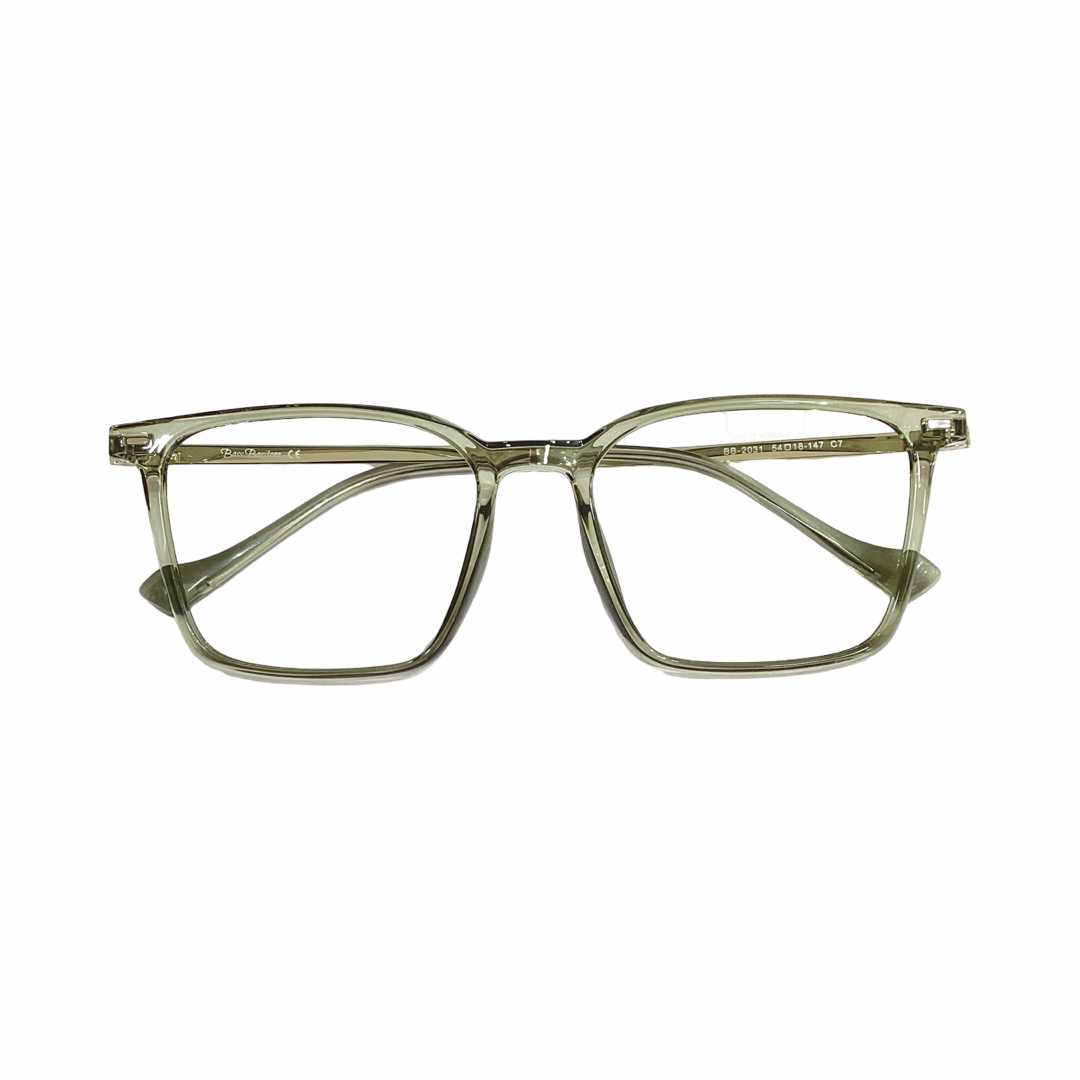 Bass Baritone 2031 Tr Flexi Olive Green Wayfarer Full Frame 54