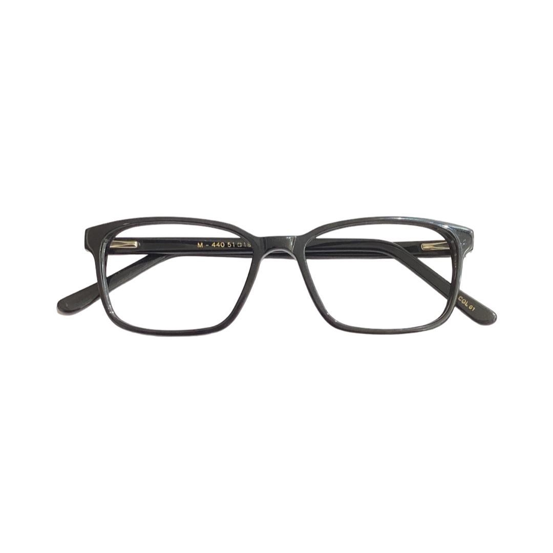 I Peace 440 Acetate Black Square Full Frame 51