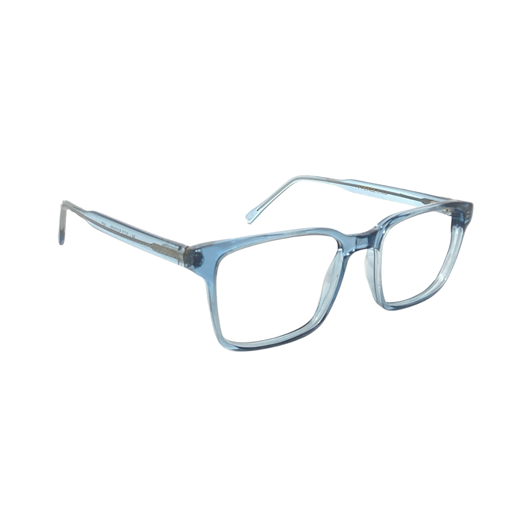 I Peace M373 Acetate Blue Square Full Frame 52