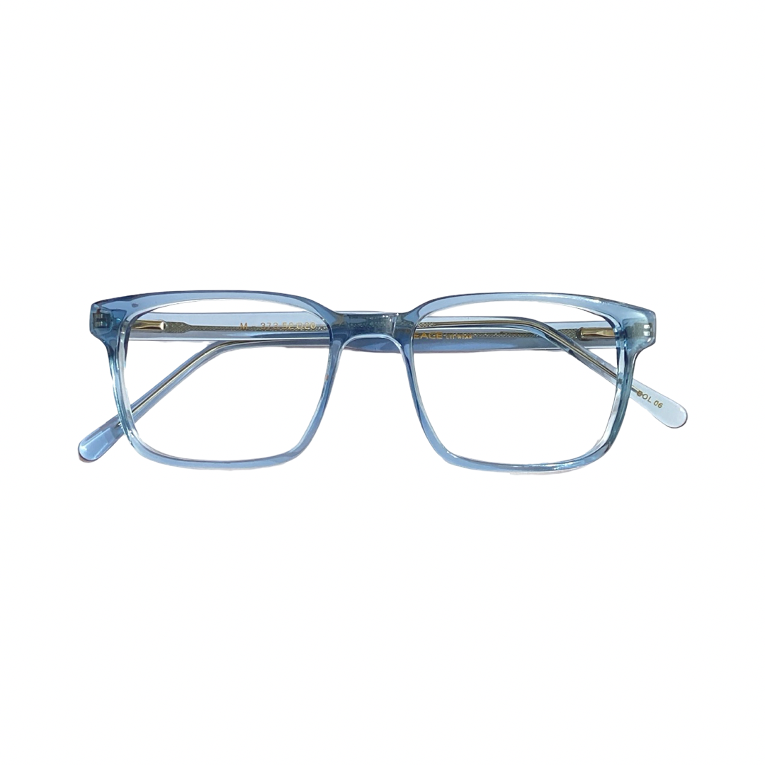 I Peace M373 Acetate Blue Square Full Frame 52