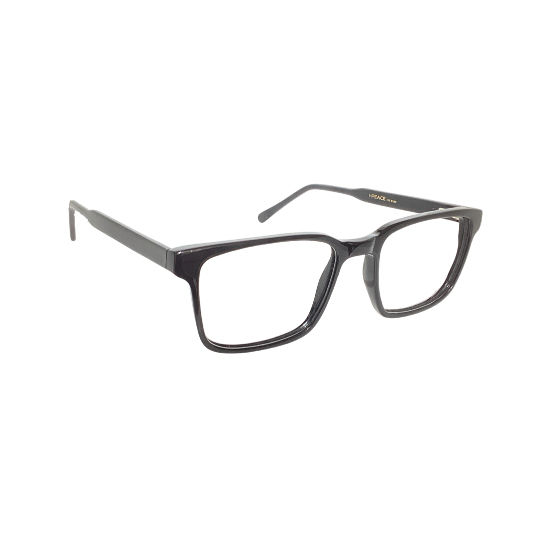 I Peace M373 Acetate Black Square Full Frame 52