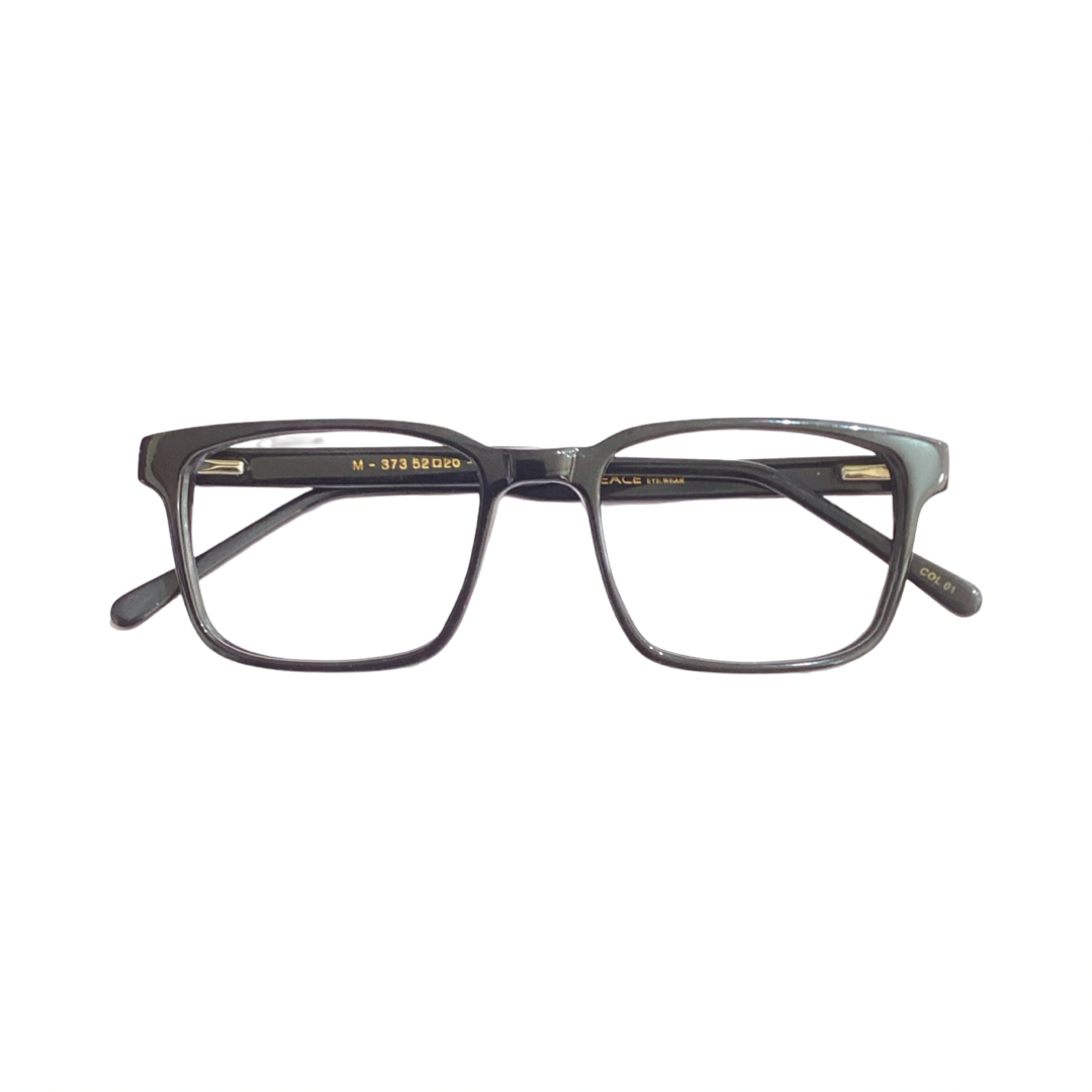 I Peace M373 Acetate Black Square Full Frame 52