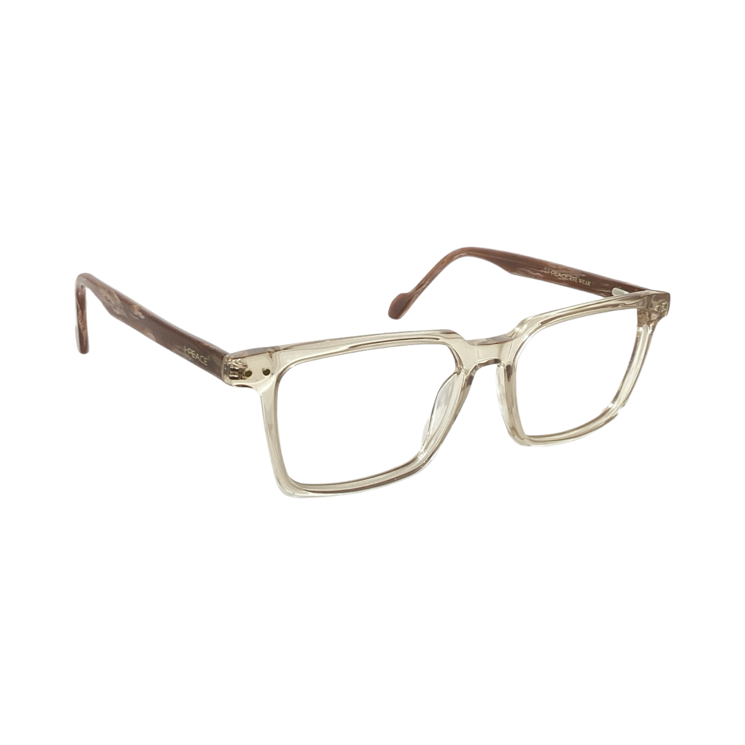 I Peace Hm013 Acetate Brown Square Full Frame 52