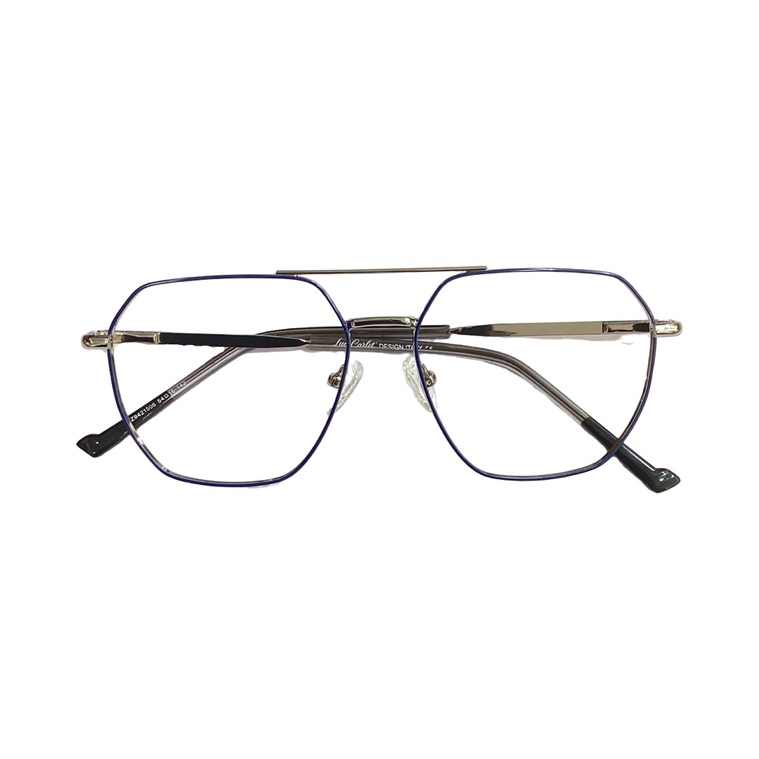 Lue Carlet Pz9421506 Metal Silver Blue Retro Full Frame 54
