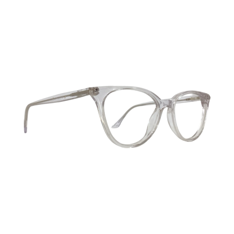 Trendy M7047 Acetate Cristal White Cat Eyes Full Frame 52
