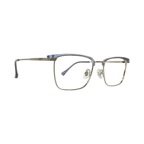 Frank Mullar H00145 Metal Silver Club Master Full Frame 54