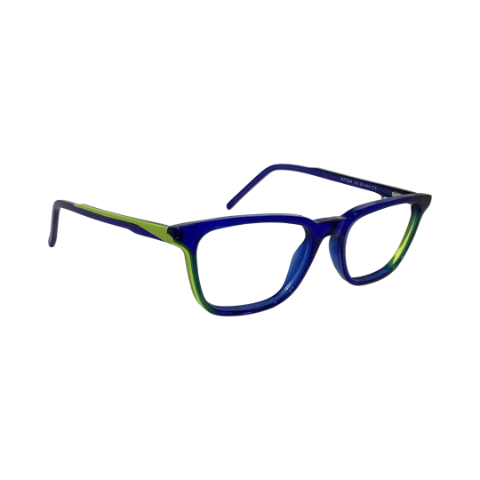 Frank Mullar m77284 Acetate Blue Square Full Frame 52