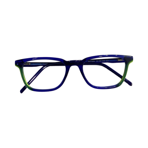 Frank Mullar m77284 Acetate Blue Square Full Frame 52