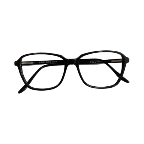 P G M9064 Acetate Black Cat Eyes Full Frame 51