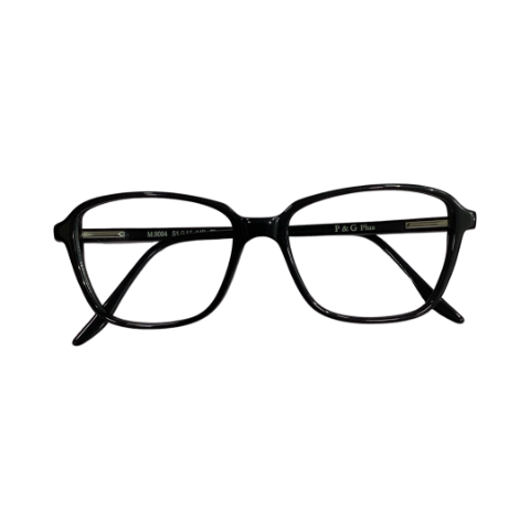 P G M9064 Acetate Black Cat Eyes Full Frame 51