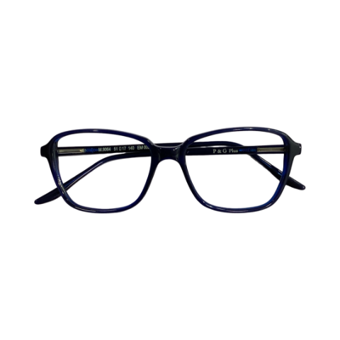 P G M9064 Acetate Blue Cat Eyes Full Frame 51