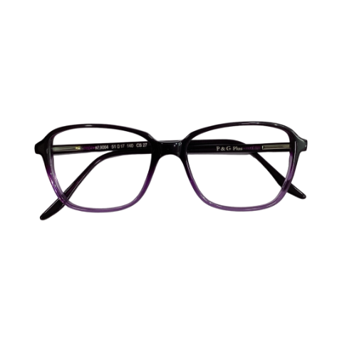 P G M9064 Acetate Gredient Purple Cat Eyes Full Frame 51