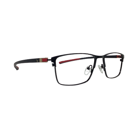 Walnut St6002 Metal Black Red Rectangle Full Frame 54