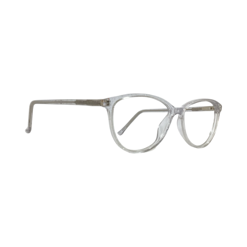 Trendy M901 Acetate Cristal White Cat Eyes Full Frame 52