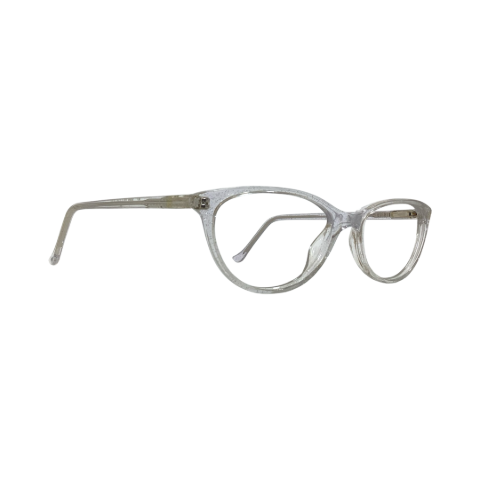 Trendy M907 Acetate Cristal White Cat Eyes Full Frame 52