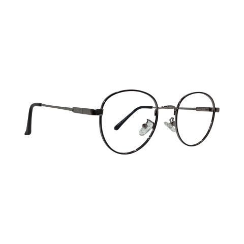 High Street  2416204 Metal Silver Black Round Full Frame 48