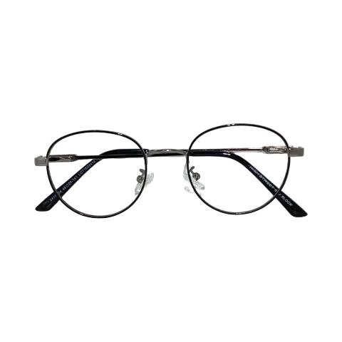 High Street  2416204 Metal Silver Black Round Full Frame 48