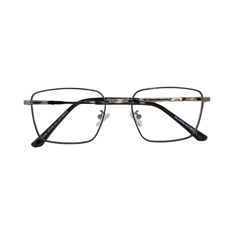 Olive 2413009 Metal Metalic Gray Black Square Full Frame 53