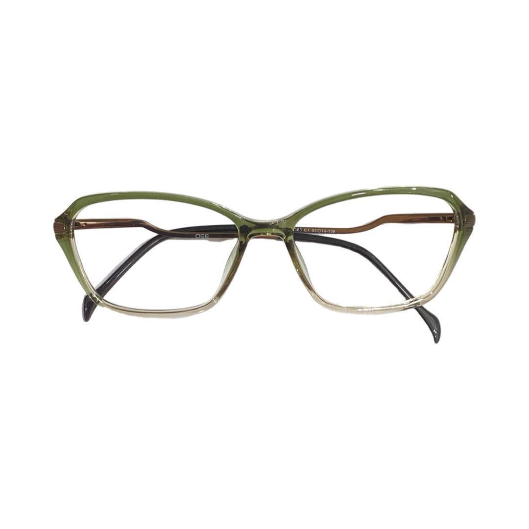 Idee 2363 Tr Flexi Green Cat Eyes Full Frame 53