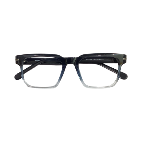 Wolfeyes Cs7118 Acetate Blue Square Full Frame 51