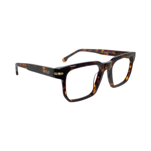 Wolfeyes Cs7118 Acetate Leopard Brown Square Full Frame 51