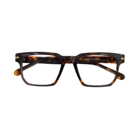 Wolfeyes Cs7118 Acetate Leopard Brown Square Full Frame 51