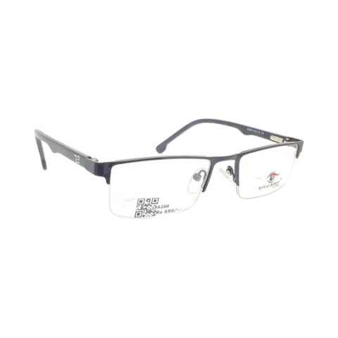 Royalberry 55809 Metal Black Rectangle Half Frame 50
