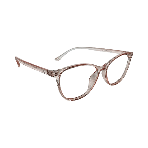 Offview 7703 Tr Flexi Pink Cat Eyes Full Frame 52