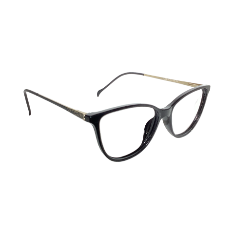 Offview S2298 Tr Flexi Black Gold Cat Eyes Full Frame 50