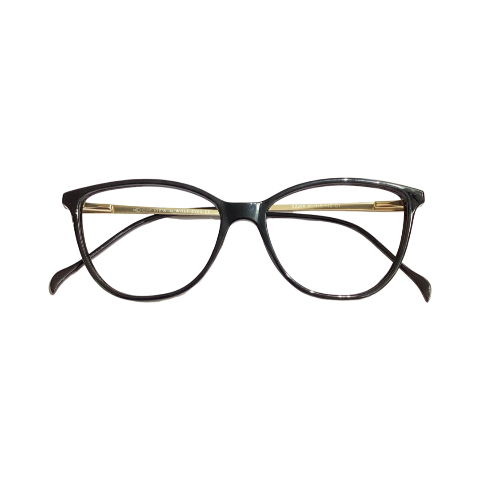 Offview S2298 Tr Flexi Black Gold Cat Eyes Full Frame 50