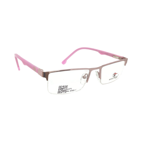 Royalberry 55809 Metal Pink Rectangle Half Frame 50