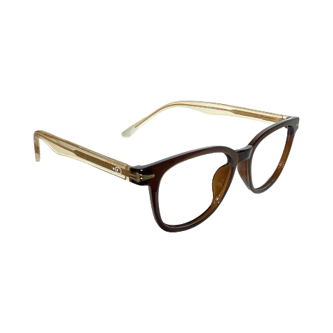 Offview M3306 Tr Flexi Brown Gold Wayfarer Full Frame 50