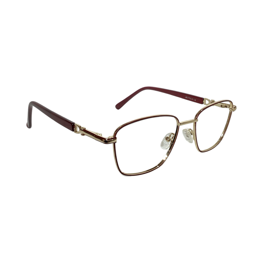 David Jacobs Jh1771 Metal Gold Brown Oval Full Frame 51