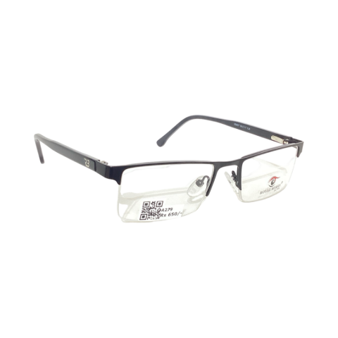 Royalberry 55807 Metal Black Rectangle Half Frame 50