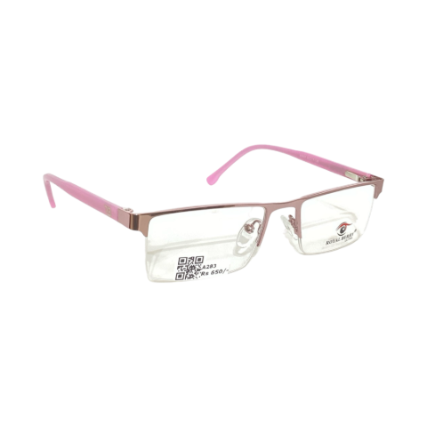Royalberry 55807 Metal Pink Rectangle Half Frame 50