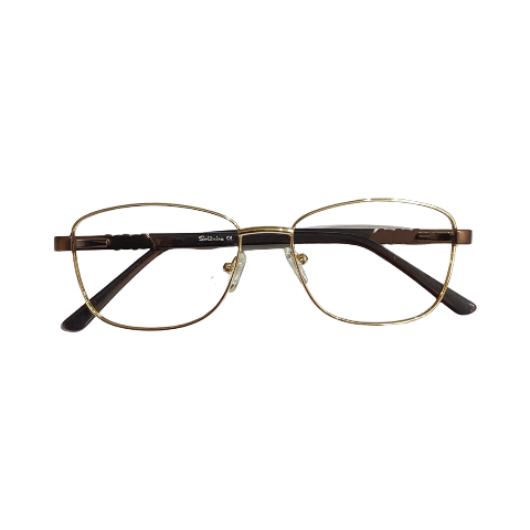 Trends 250604 Metal Gold Oval Half Frame 52