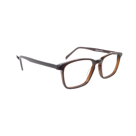 Scholar M1050 Acetate Brown Square Full Frame 54