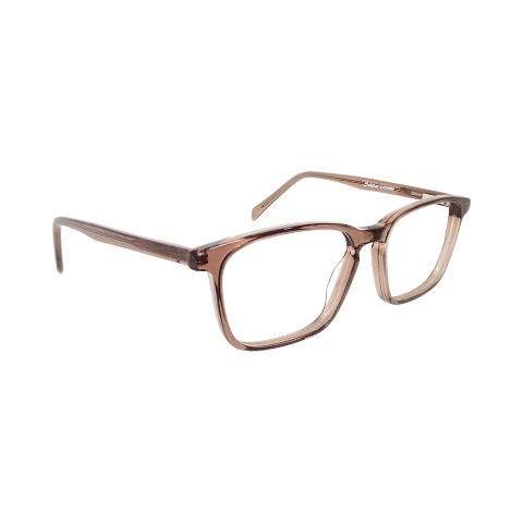 Scholar M1050 Acetate Transparent Brown Square Full Frame 54
