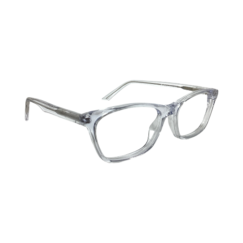Scholar M1072 Acetate Cristal White Rectangle Full Frame 50