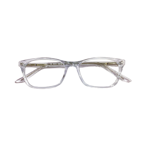 Scholar M1072 Acetate Cristal White Rectangle Full Frame 50
