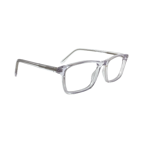 Scholar M1021 Acetate Cristal White Rectangle Full Frame 52