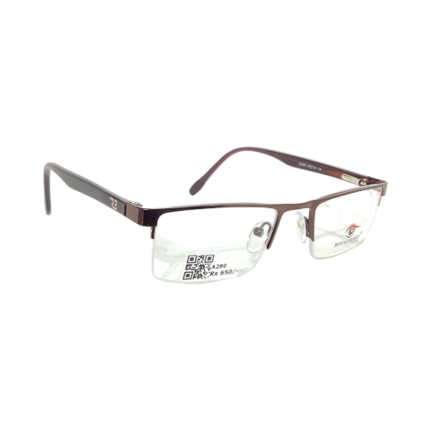 Royalberry 55806 Metal Brown Rectangle Half Frame 49