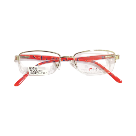 Slfarma 15200 Metal Silver Oval Half Frame 51