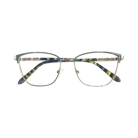 Versilas 9120101 Metal  Olive Green Cat Eyes Full Frame 49