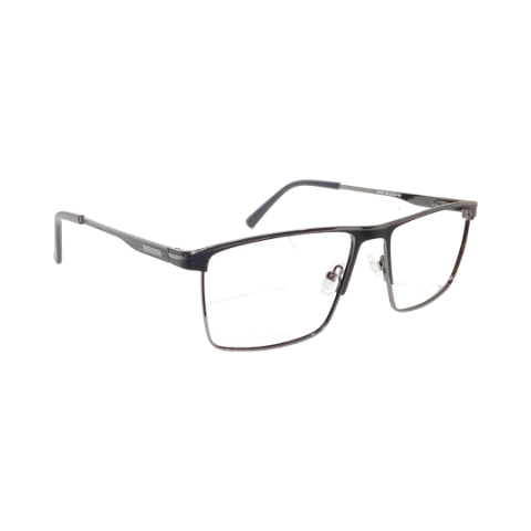 Finger 9004 Metal  Metalic Gray Black Square Full Frame 56